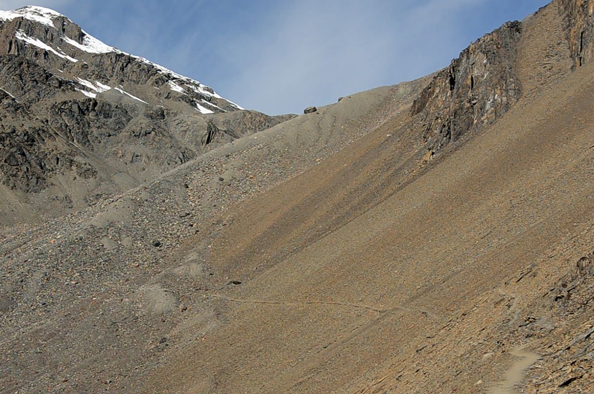 01 Trail Starts To Climb From Nar Village Towards The Kang La 